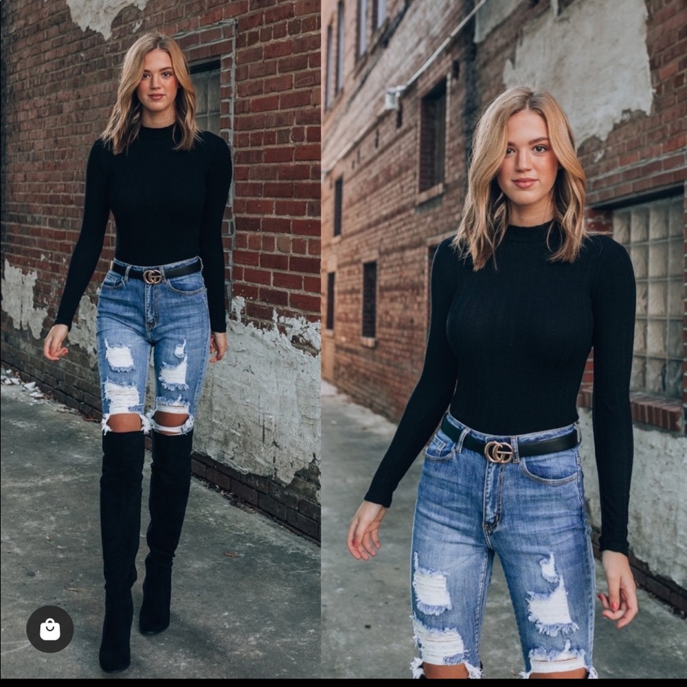 Mock Neck Bodysuit